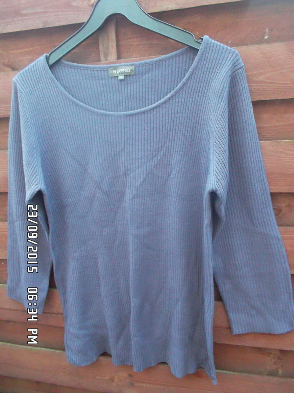 PULL VIOLET T.XXL*JUSTE 2E*KIKI60230 Vêtements