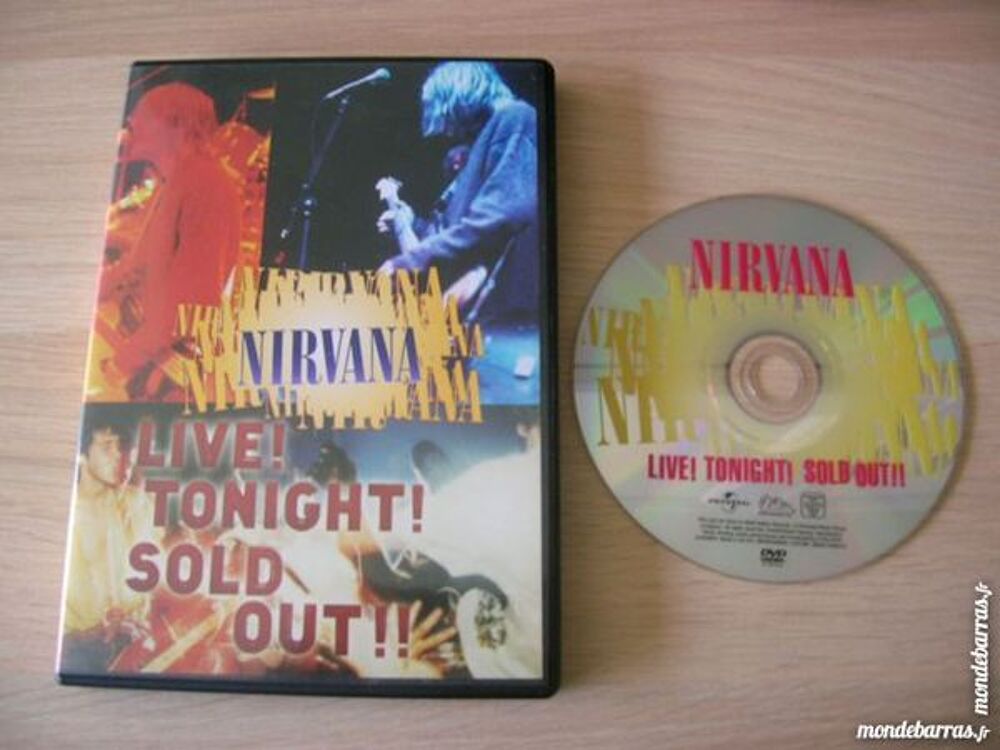 DVD NIRVANA Live ! Tonight ! Sold out! NEUF DVD et blu-ray