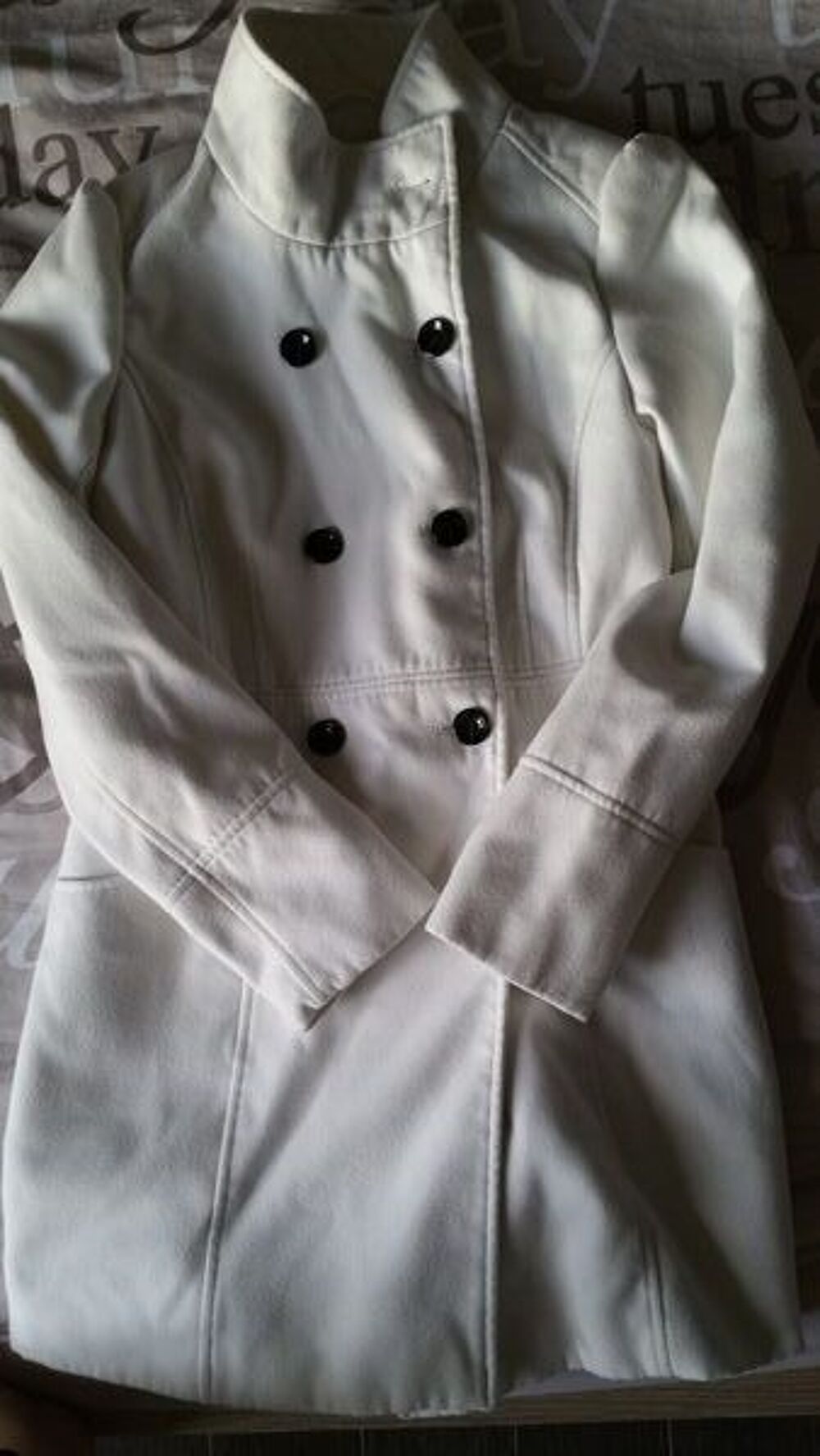Manteau blanc taille 38 Vêtements