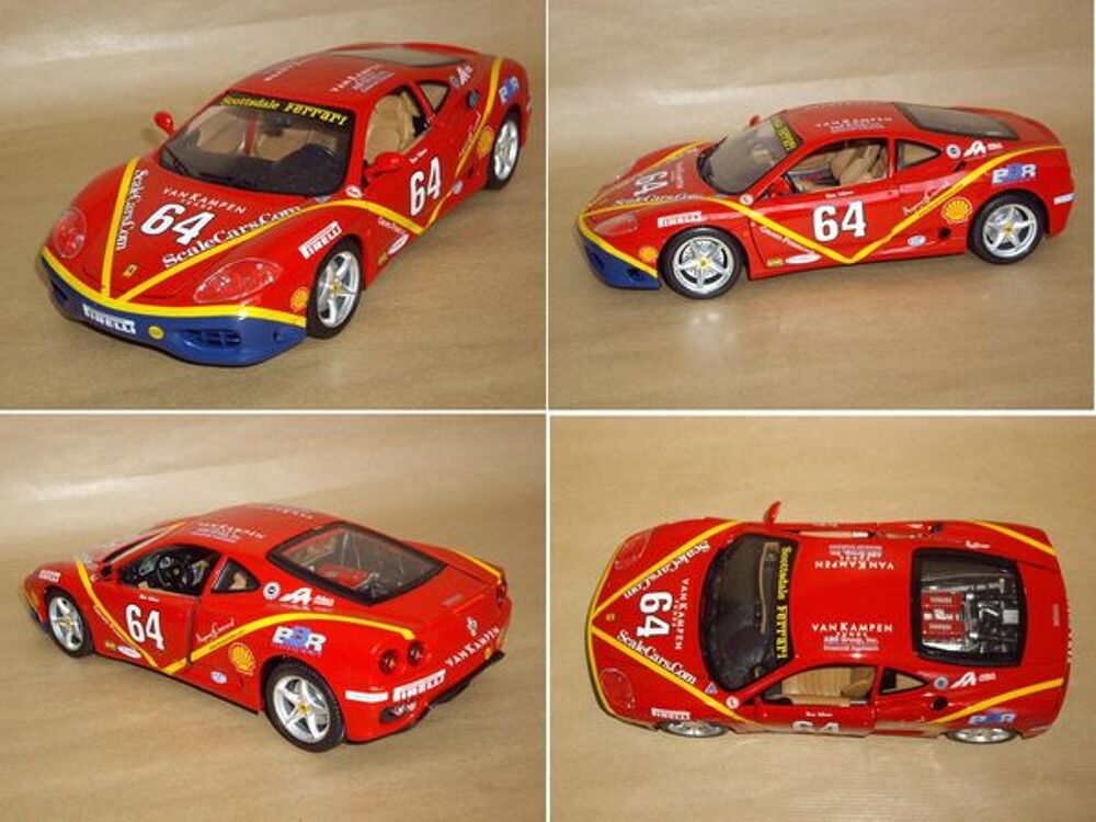 Ferrari 360 Modena challenge 2000 n&deg;64 decals 1/18 