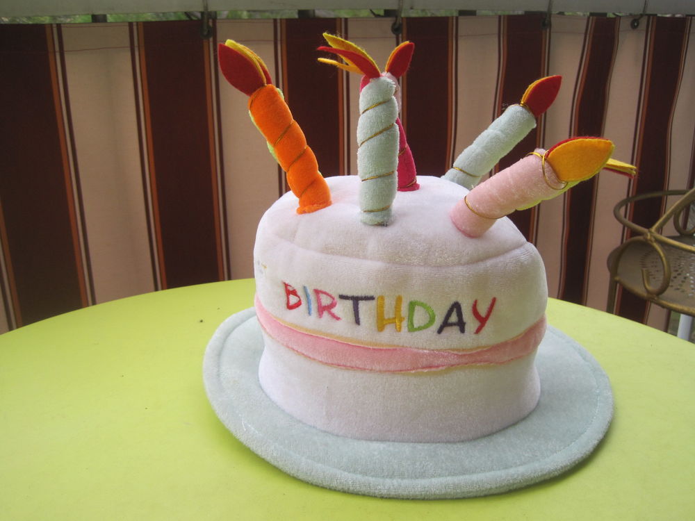 Chapeau Anniversaire Doubl&eacute; D&eacute;guisement 8 bougies TBE Jeux / jouets