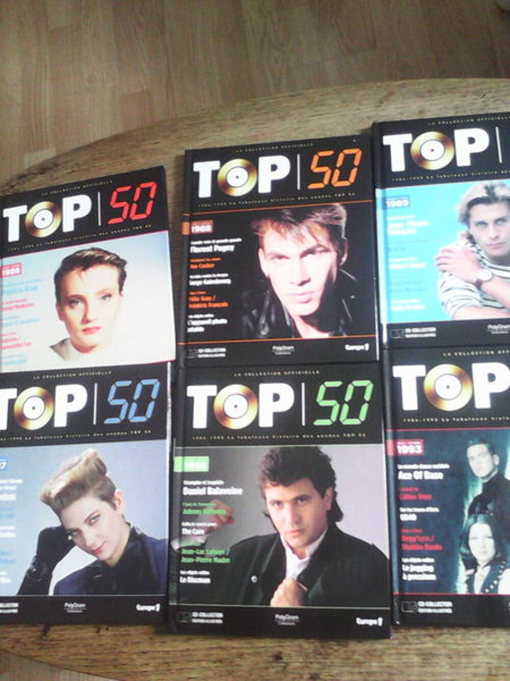 Livre avec CD top 50 CD et vinyles