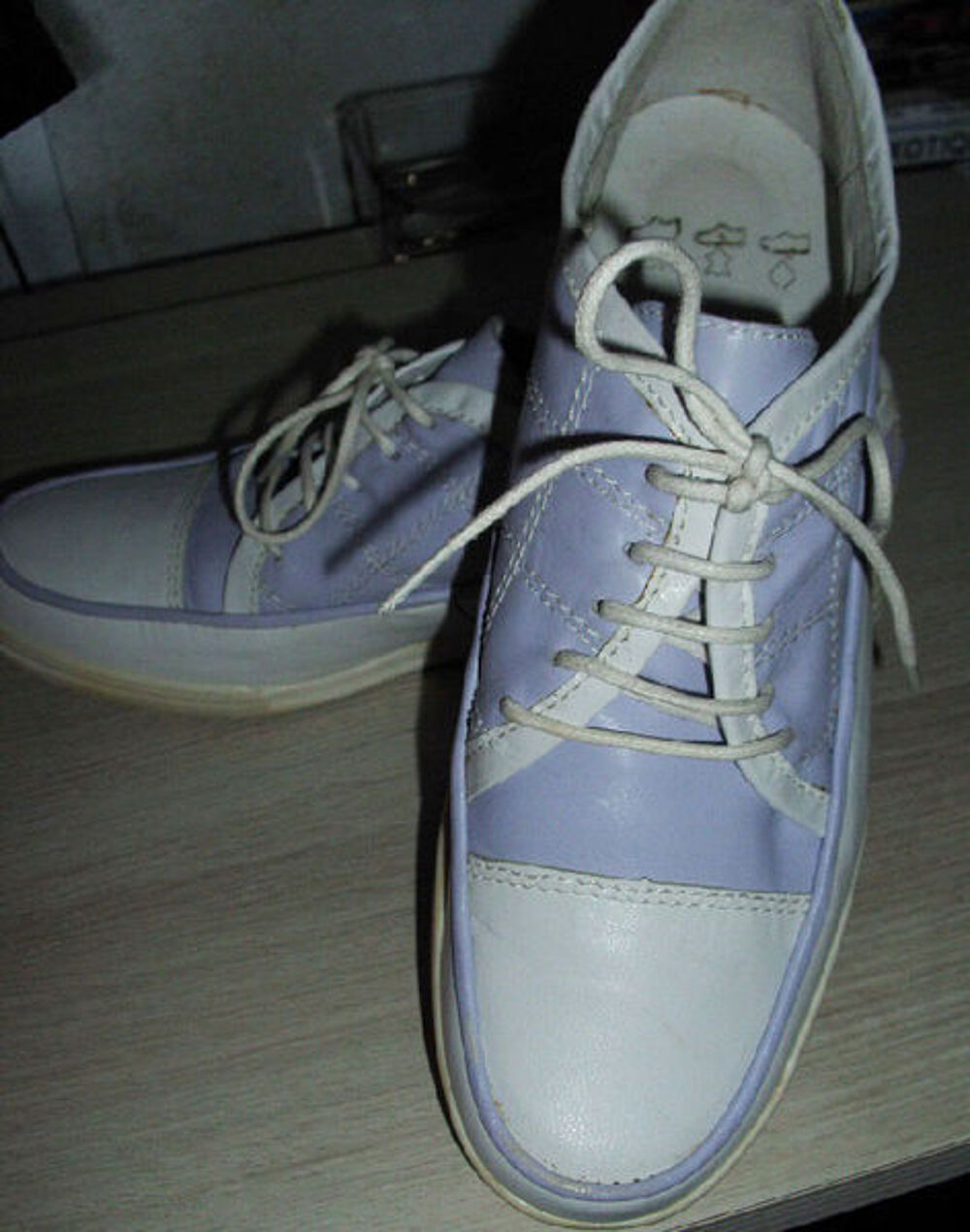 Baskets femmes en cuir, chic + &eacute;l&eacute;gant Chaussures