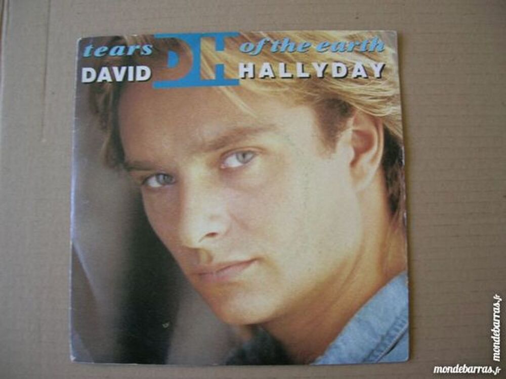 45 TOURS DAVID HALLYDAY Tears of the earth CD et vinyles
