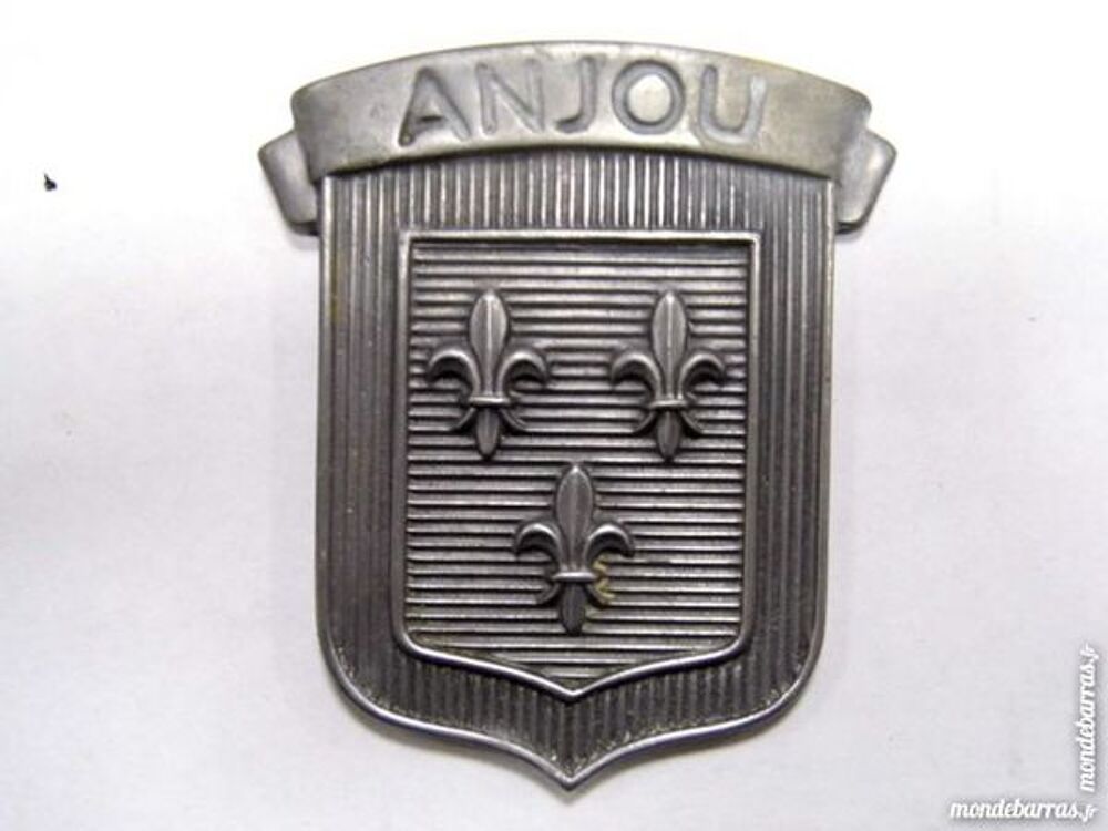 Blason ANJOU province de France fleur de lys Décoration