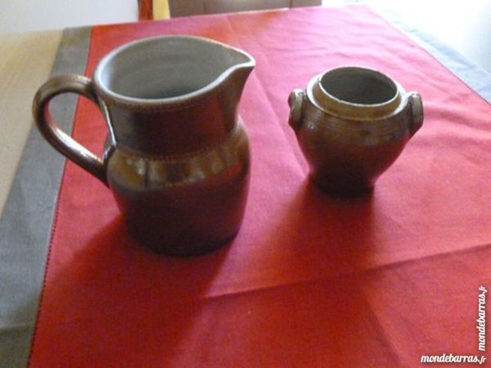 2 pots en gr&egrave;s Cuisine