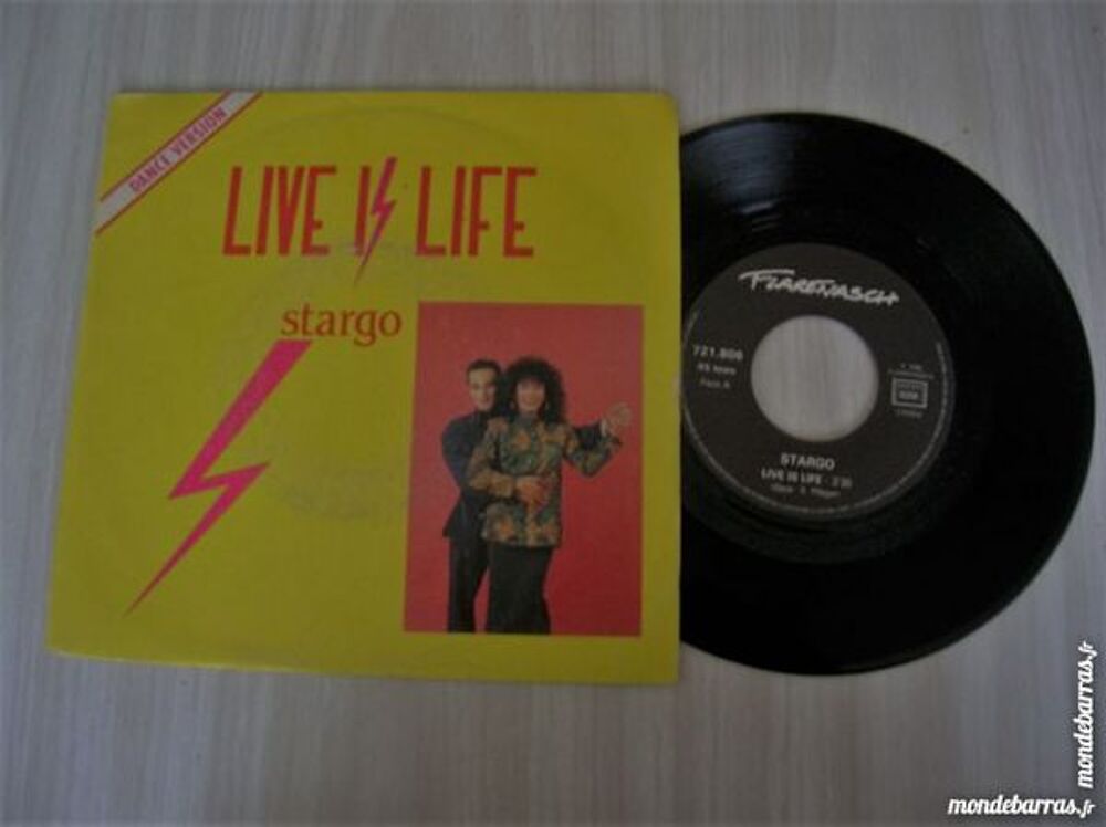 45 TOURS STARGO Life is life CD et vinyles