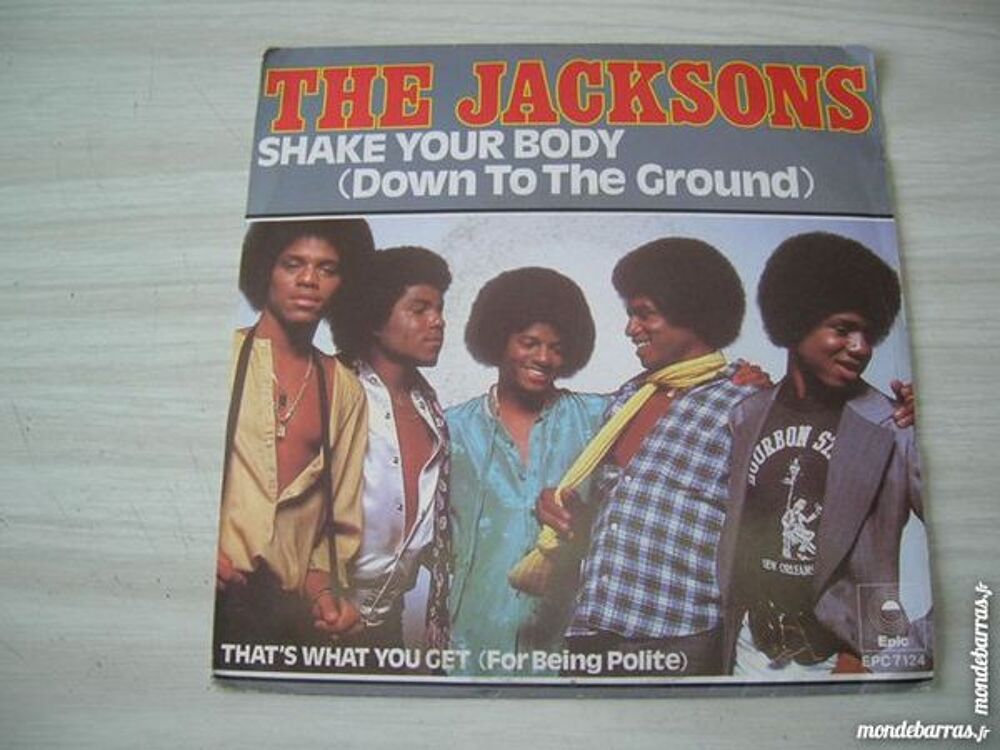 45 TOURS THE JACKSONS Shake your body CD et vinyles