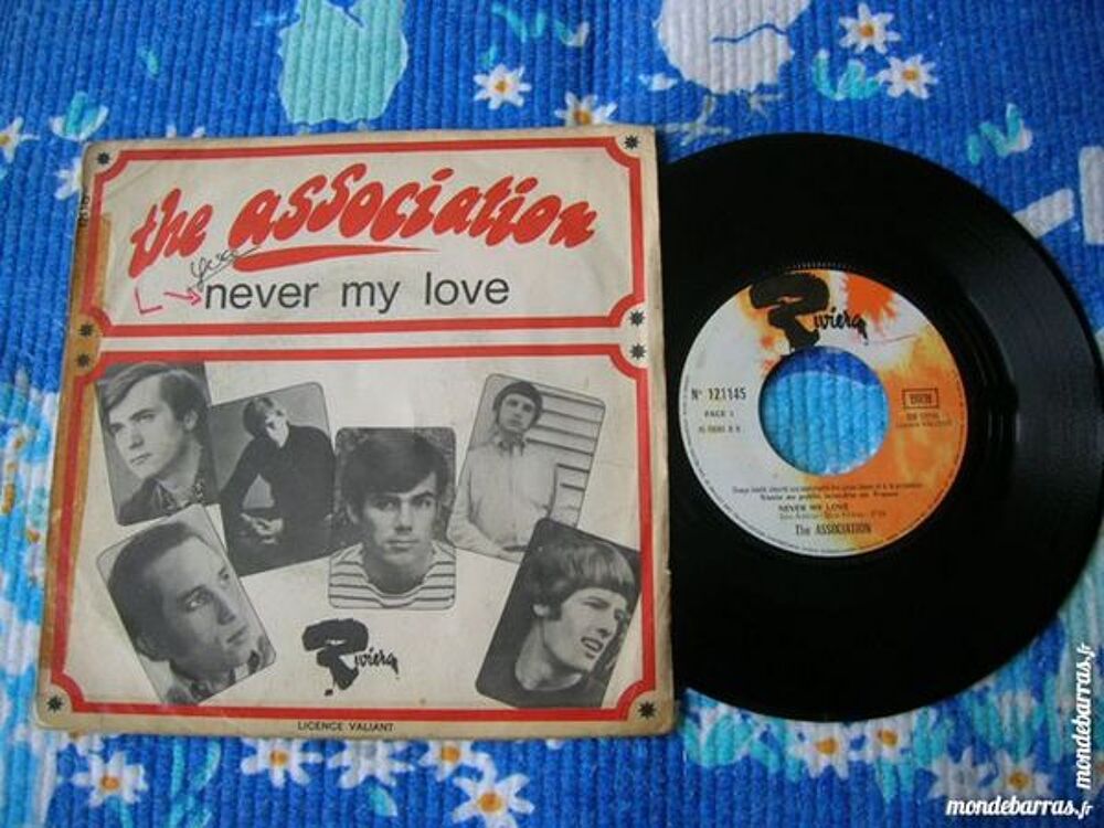 45 TOURS THE ASSOCIATION Never my love- JUKEBOX CD et vinyles