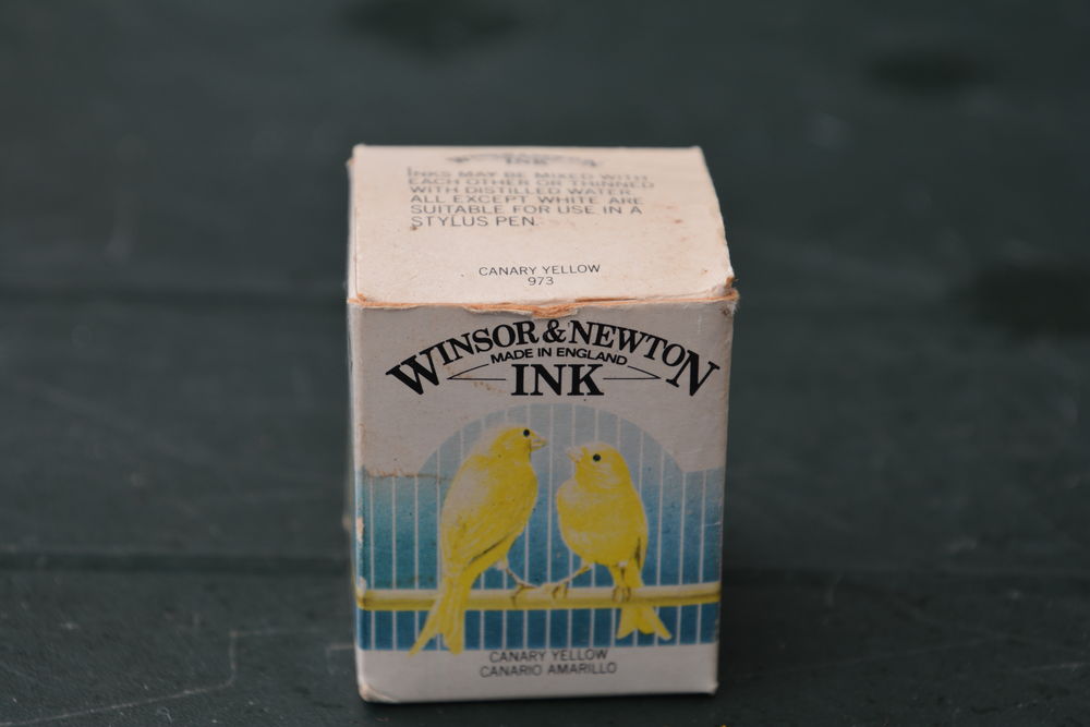 encre jaune winsor &amp; newton Bricolage