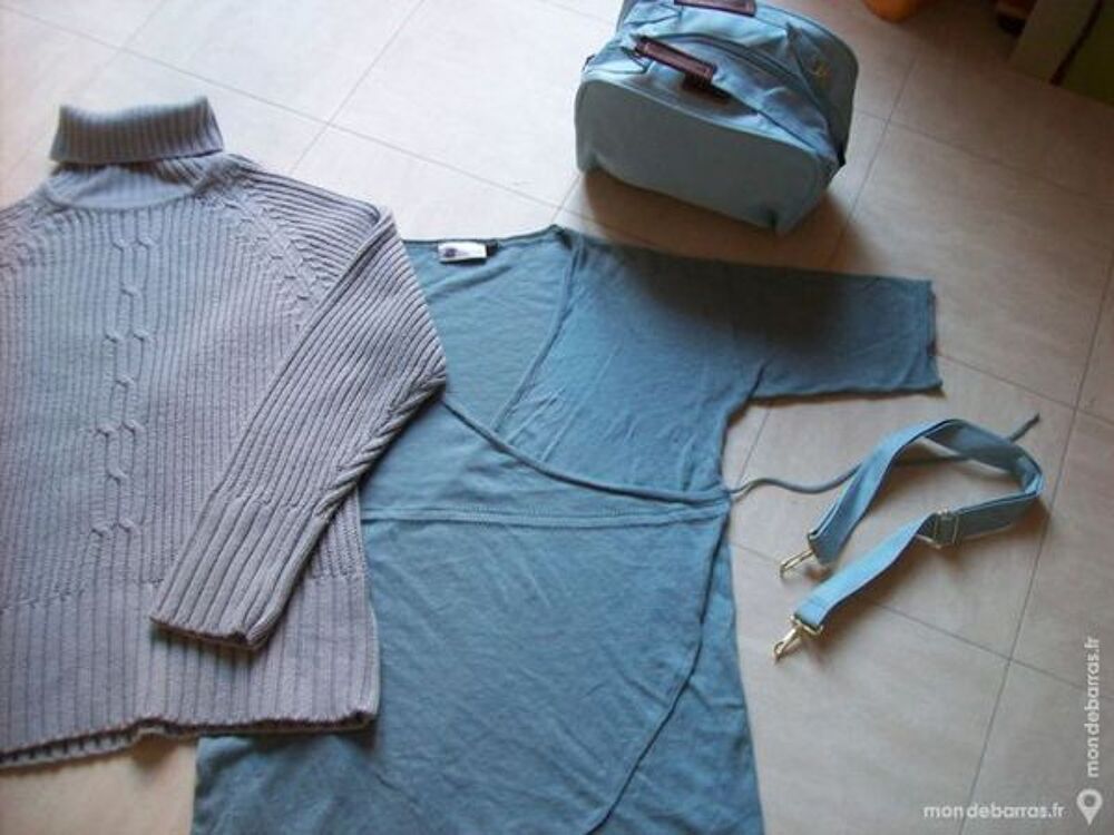 Pull + gilet fin + sacoche - zoe Vêtements