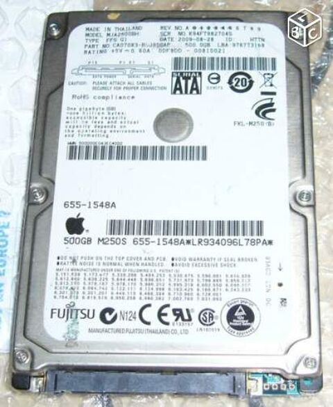disque dur Sata 500gb pc port. à réparer 9 Versailles (78)