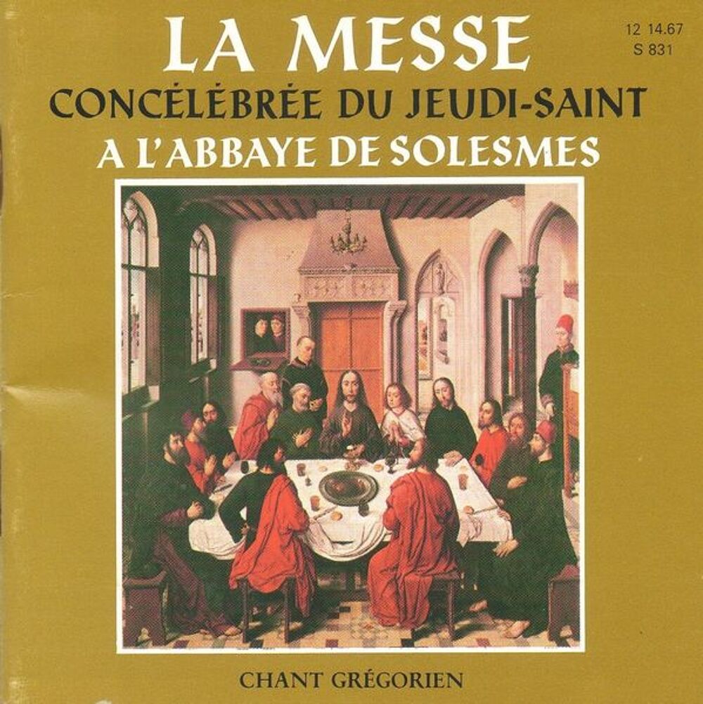 CD's &amp; microsillons de Chant Gr&eacute;gorien CD et vinyles