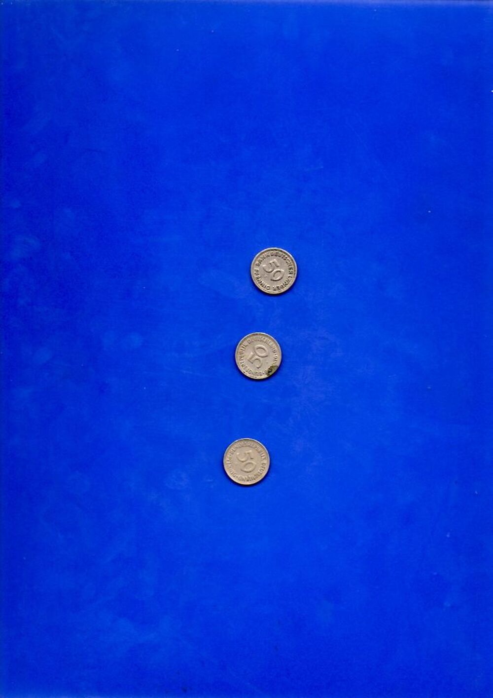 pi&eacute;ce allemande 50pfenning 1949 1969 1950 