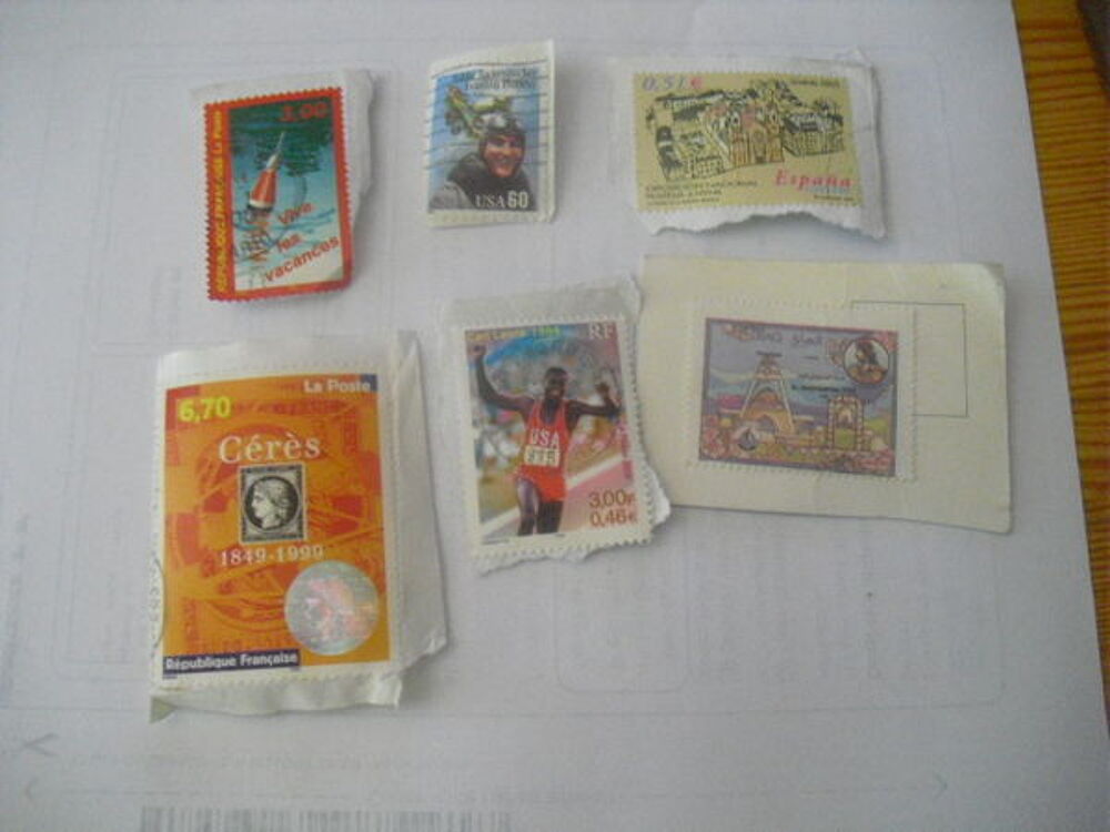 timbres lot de 10 
