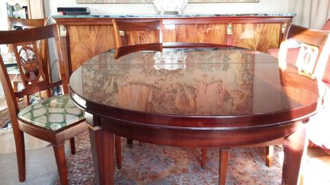 salle  manger style Empire acajou massif 5000 Saint-Genis-Laval (69)