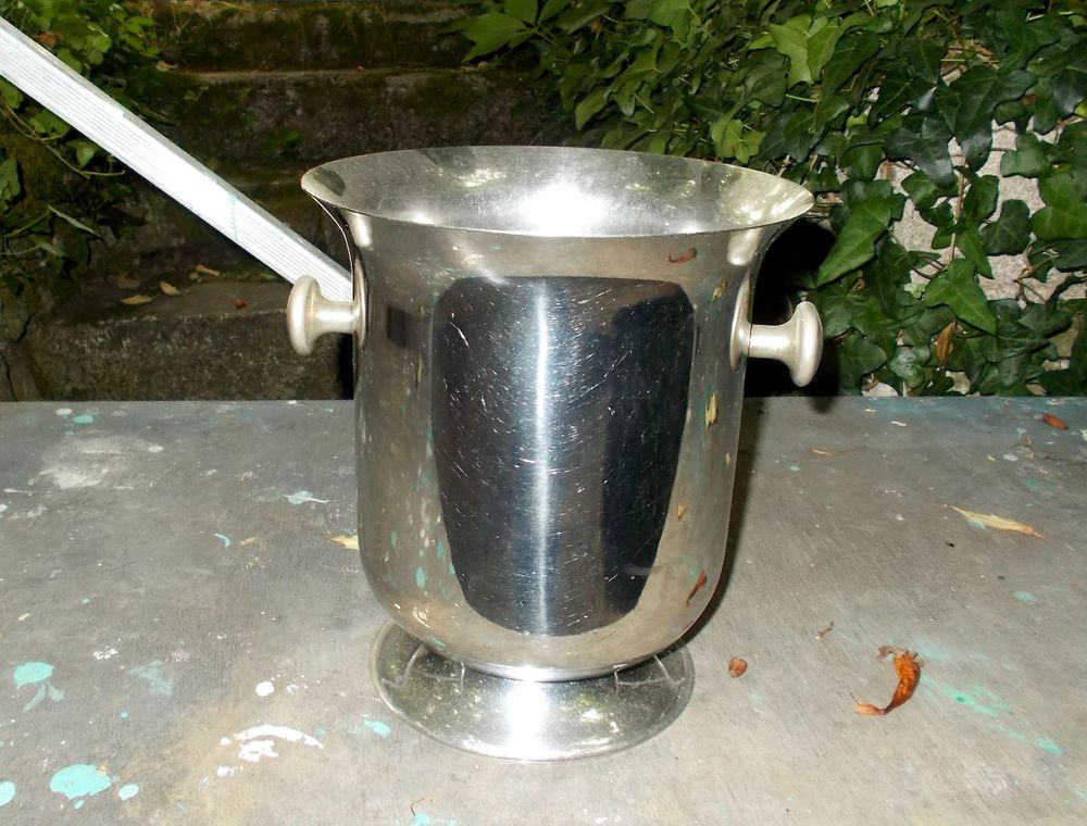 Sceau seau &agrave; champagne en m&eacute;tal Décoration