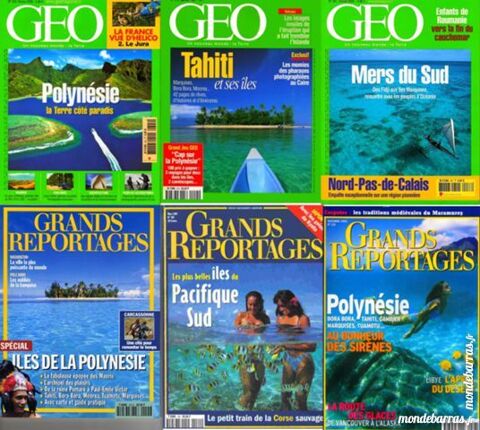 Voici 6 revues sur LA POLYNESIE /les-livres-de-jac 17 Laon (02)