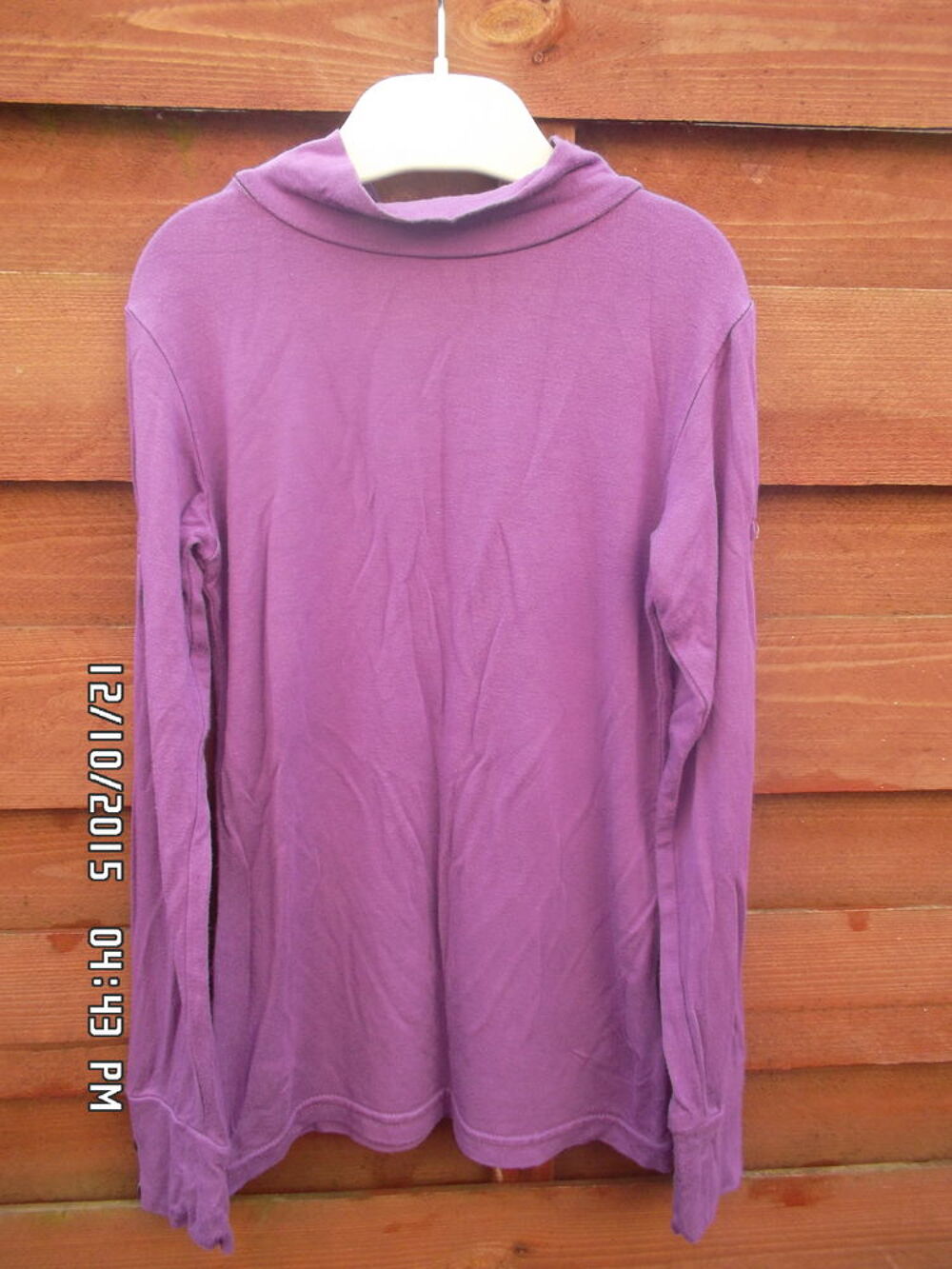SOUS PULL VIOLET T.8 A*JUSTE 1E*KIKI60230 Vêtements enfants