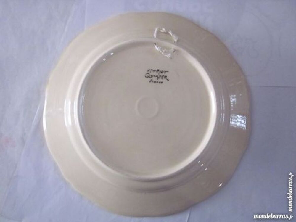 ASSIETTE HB HENRIOT QUIMPER - TETE DE BRETONNE 