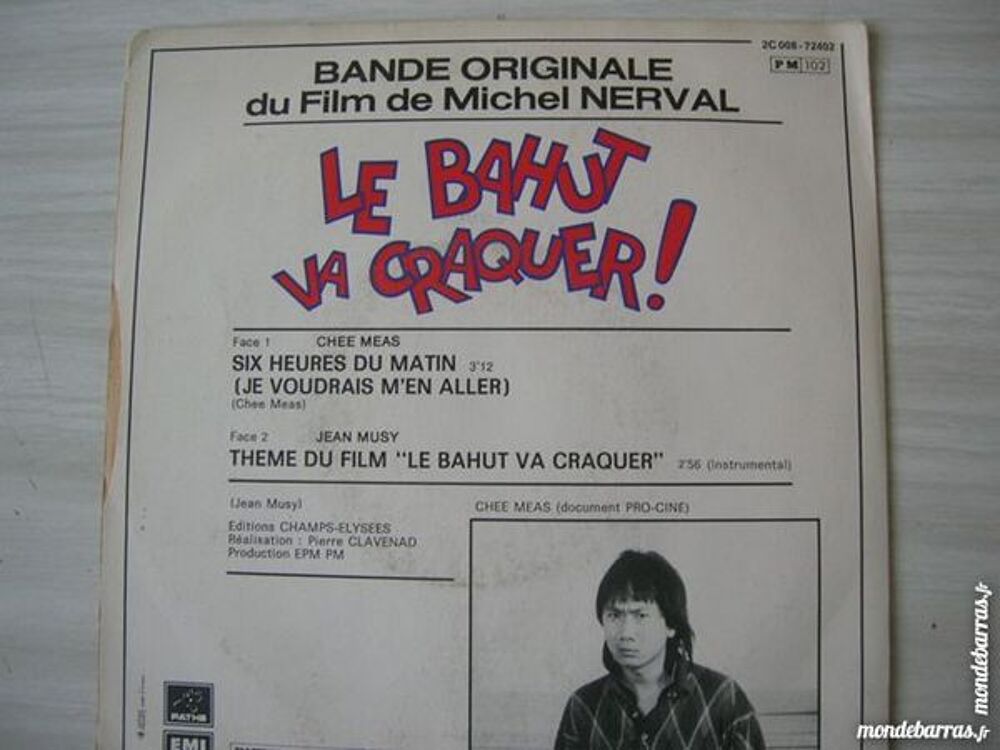45 TOURS LE BAHUT VA CRAQUER ! - MUSIQUE FILM CD et vinyles