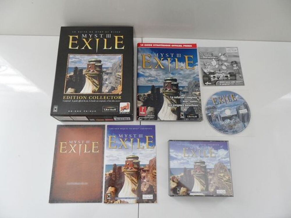 BOX COFFRET SET EDITION COLLECTOR PC/MAC MYST III EXILE cd.. Consoles et jeux vidéos