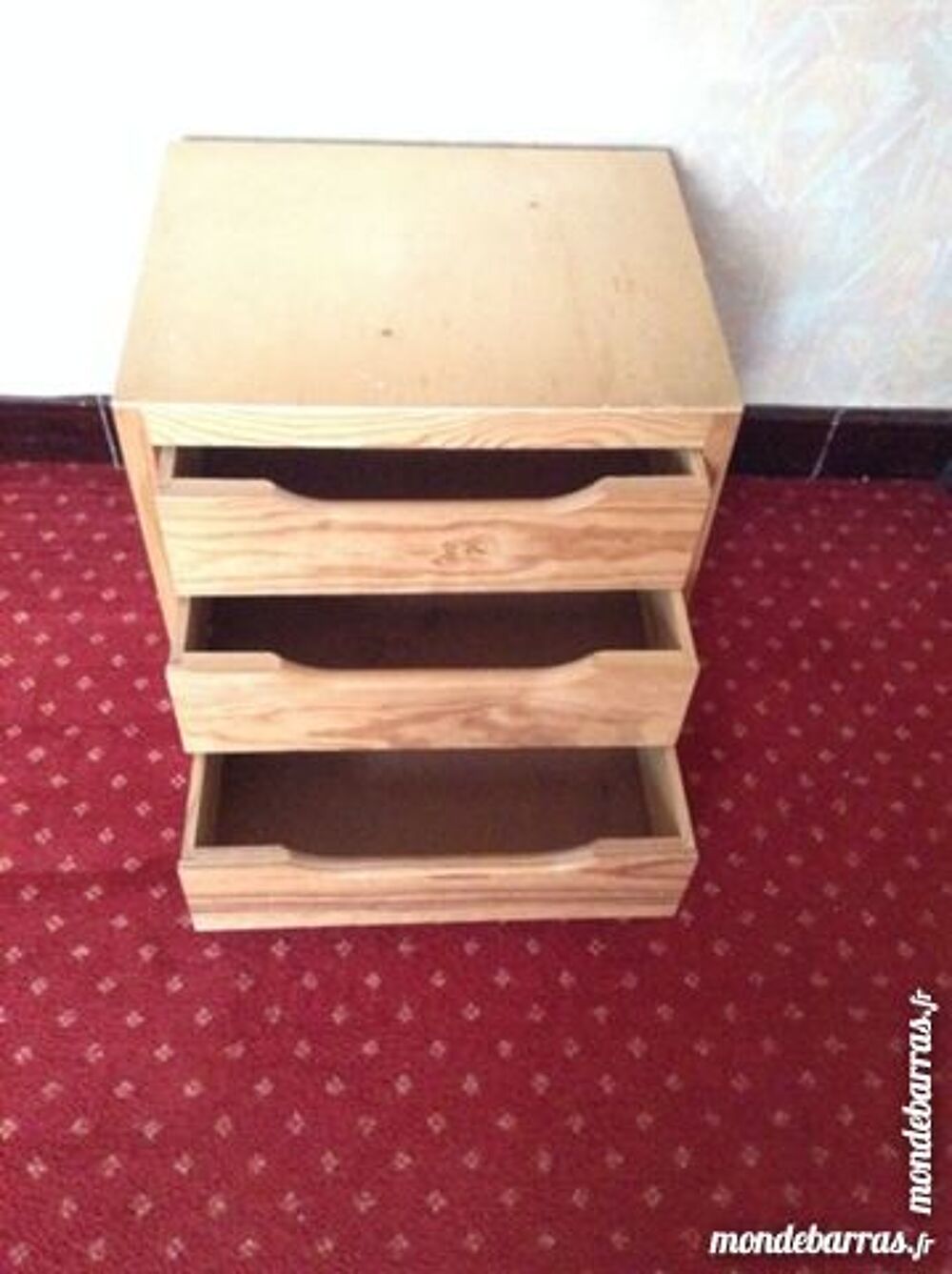 blocs trois tiroirs bois Meubles