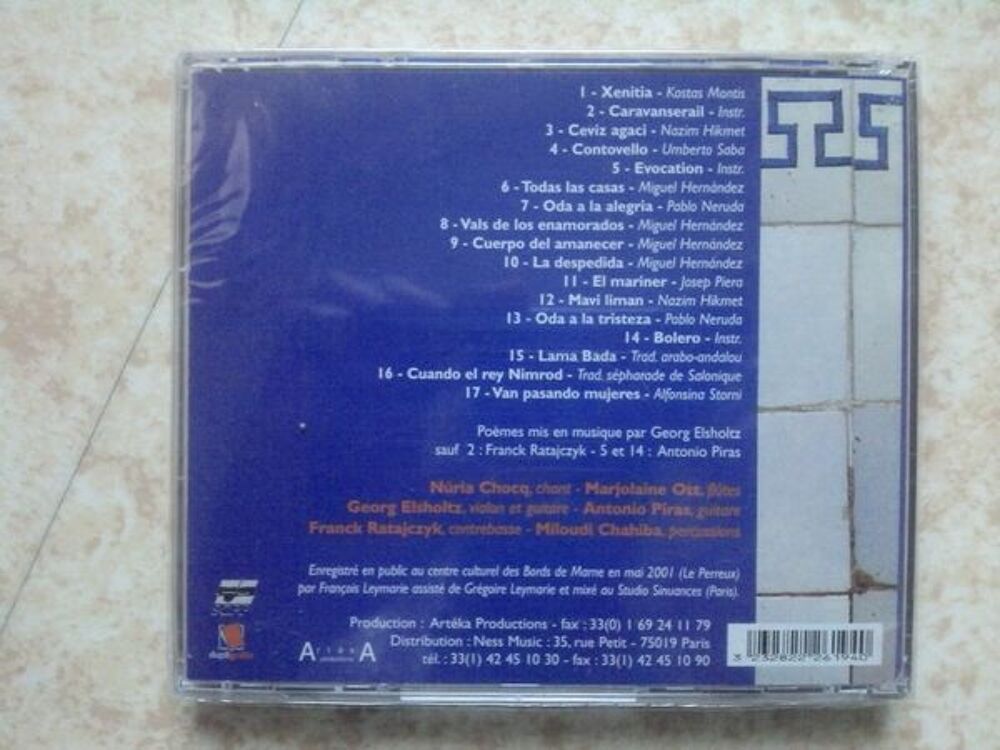 JEFIRA - 2001
CONTOVELLO CD et vinyles