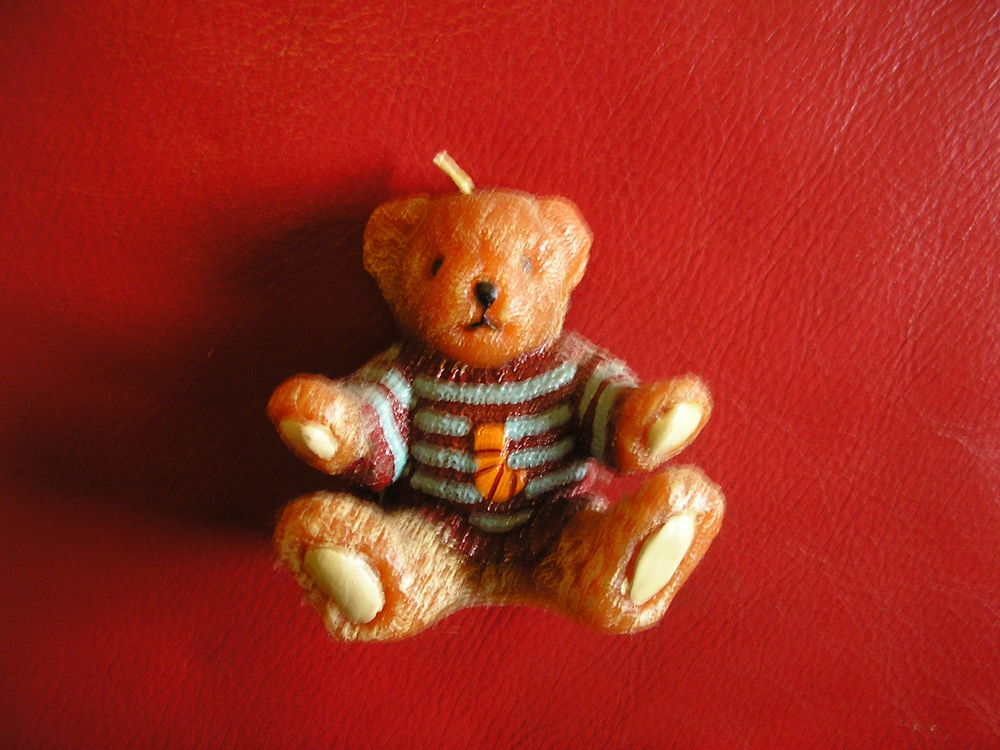 Bougie en forme d'ours Décoration