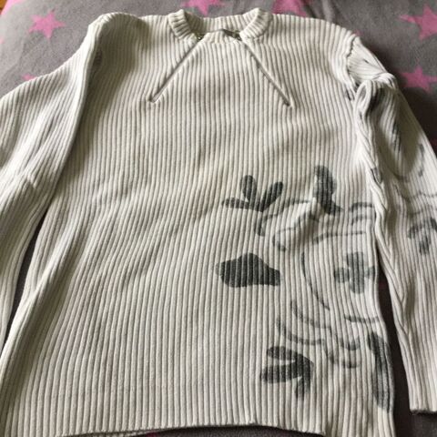 PULL COTELE BEIGE TRES CLAIR RIVALDI T. L 16 Saint-Genis-Laval (69)