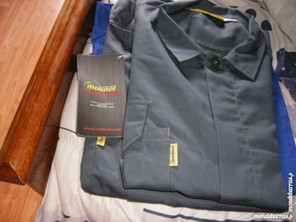 veste de travail neuve vert fonc&eacute; Vêtements