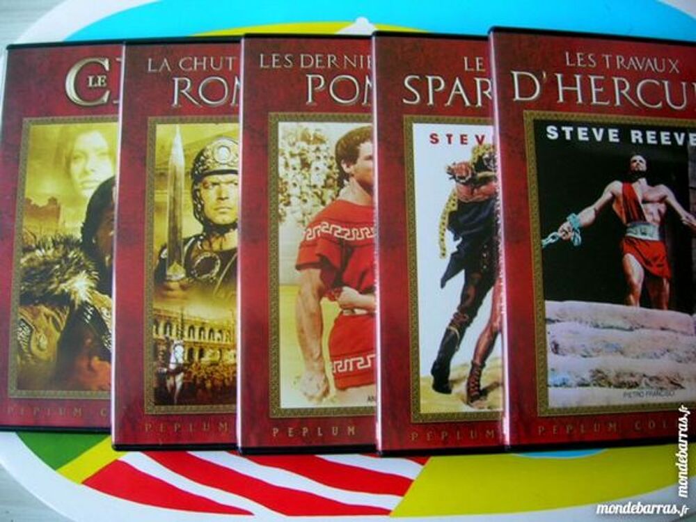 COFFRET 5 DVD PEPLUMS Cid/Spartacus/Hercule etc.. DVD et blu-ray