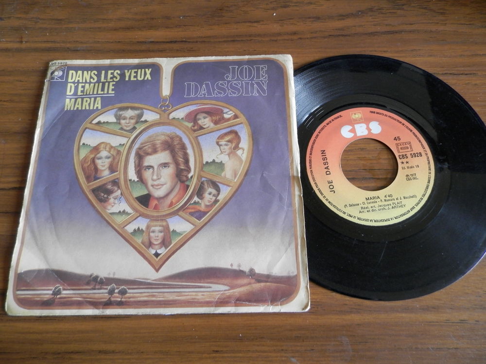 Joe Dassin - Dans les yeux d'&eacute;milie/ maria CD et vinyles