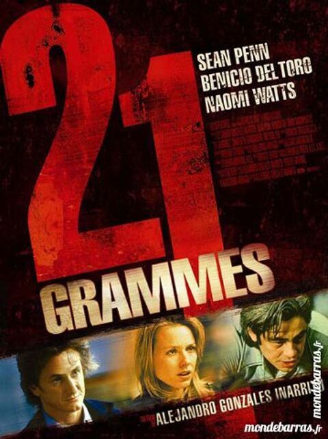Dvd:  21 grammes (98) 6 Saint-Quentin (02)