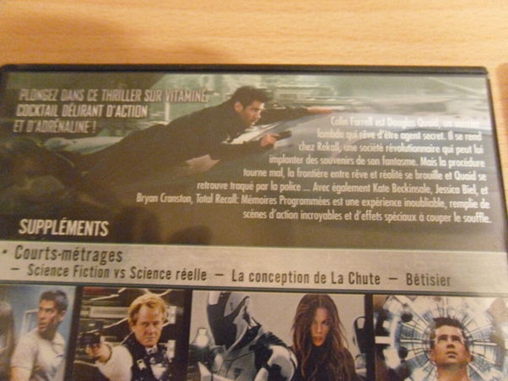 2 films Thriller : Total Recall (2012) &amp; Pr&eacute;dictions, Lot DVD et blu-ray