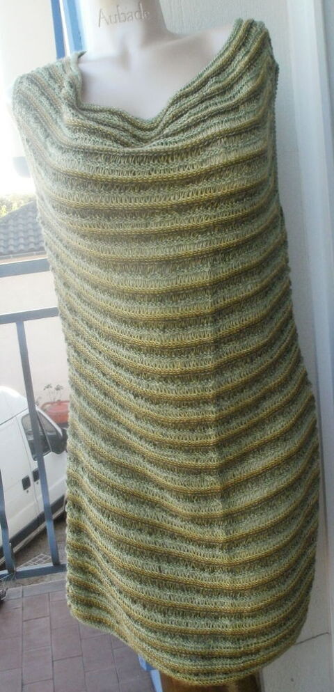 Robe sans manches, tricot�e main, taille 40 - 42 7 Montauban (82)