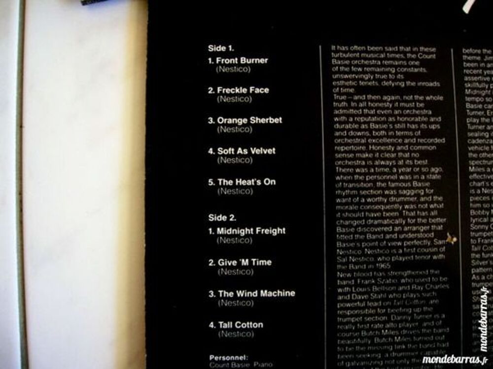 33 TOURS COUNT BASIE Basie Big Band - PABLO RECORD CD et vinyles
