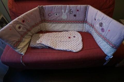 Tour de lit brod, drap housse et gigoteuse VERTBAUDET 20 Montigny-le-Bretonneux (78)