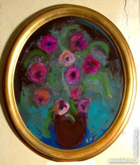 fix sous verre avec cadre dor - anmones 250 Paris 6 (75)