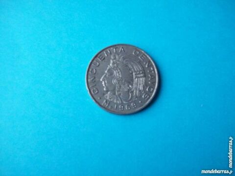 PICE DE MONNAIE MEXIQUE 50 CINCUENTA CENTAVOS 196 1 Wattignies (59)