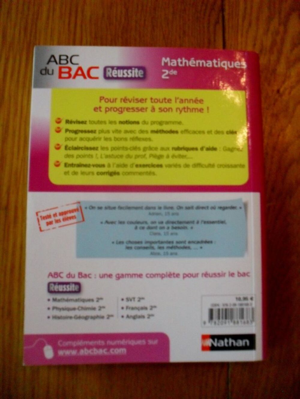 Maths Seconde_ABC du BAC Livres et BD