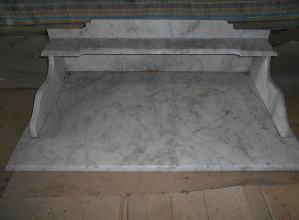ancien meuble de salle de bain avec dessus en marbre Meubles