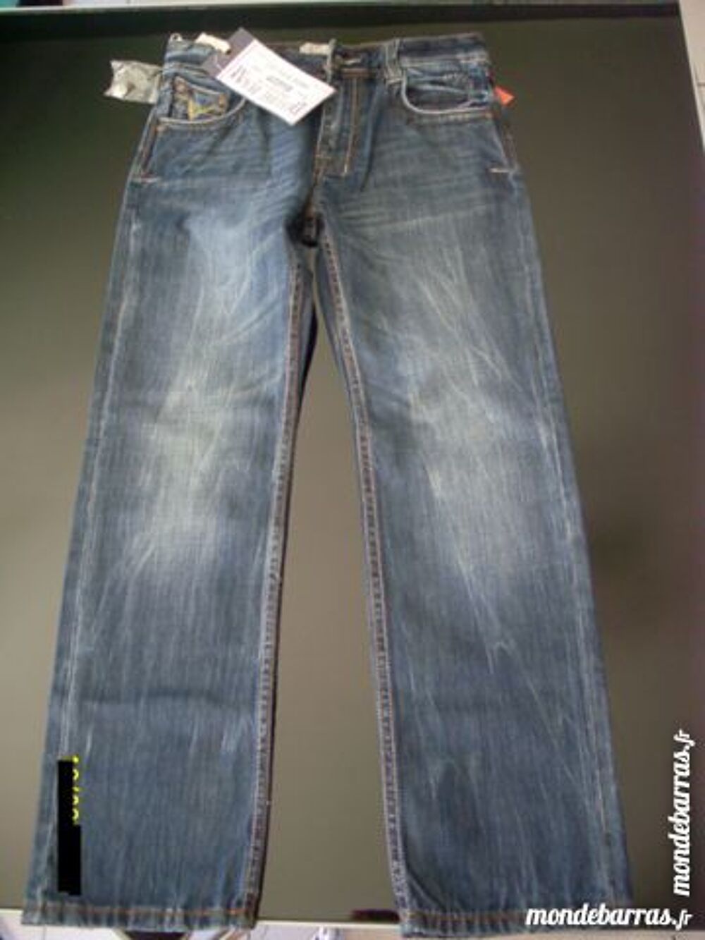 Pantalon jean gar&ccedil;on DEELUXE 12 ans NEUF Vêtements enfants