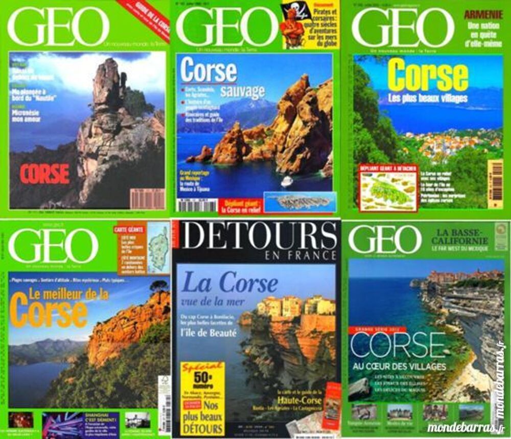 CORSE - g&eacute;o - HAUTE CORSE / les-livres-de-jac Livres et BD