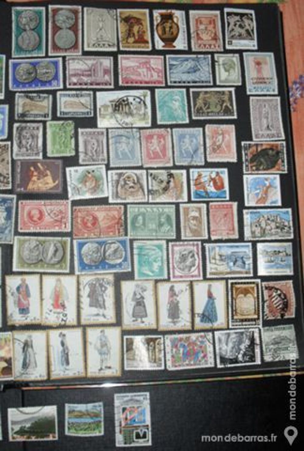 Lot de 120 timbres oblit&eacute;r&eacute;s de GRECE. 