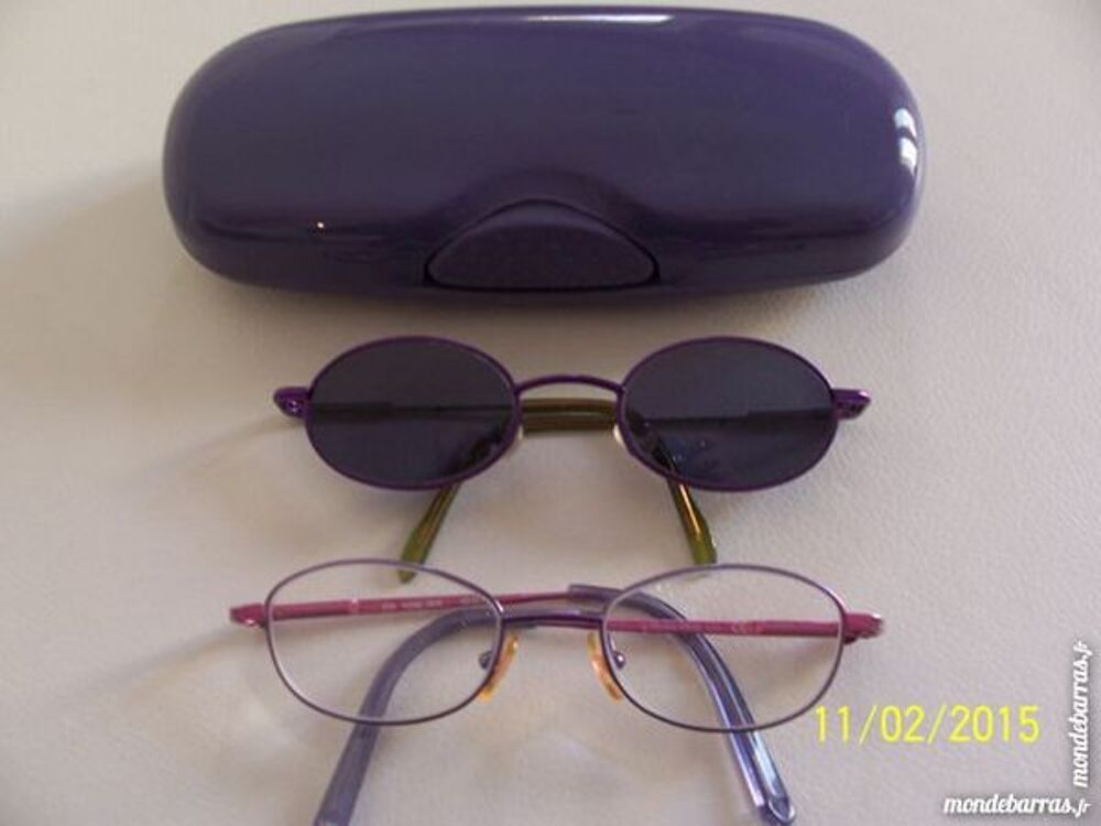 2 PAIRES DE MONTURES LUNETTES POUR PETITE FILLE Bijoux et montres