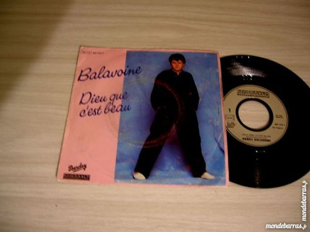 45 TOURS DANIEL BALAVOINE Dieu que c'est beau CD et vinyles