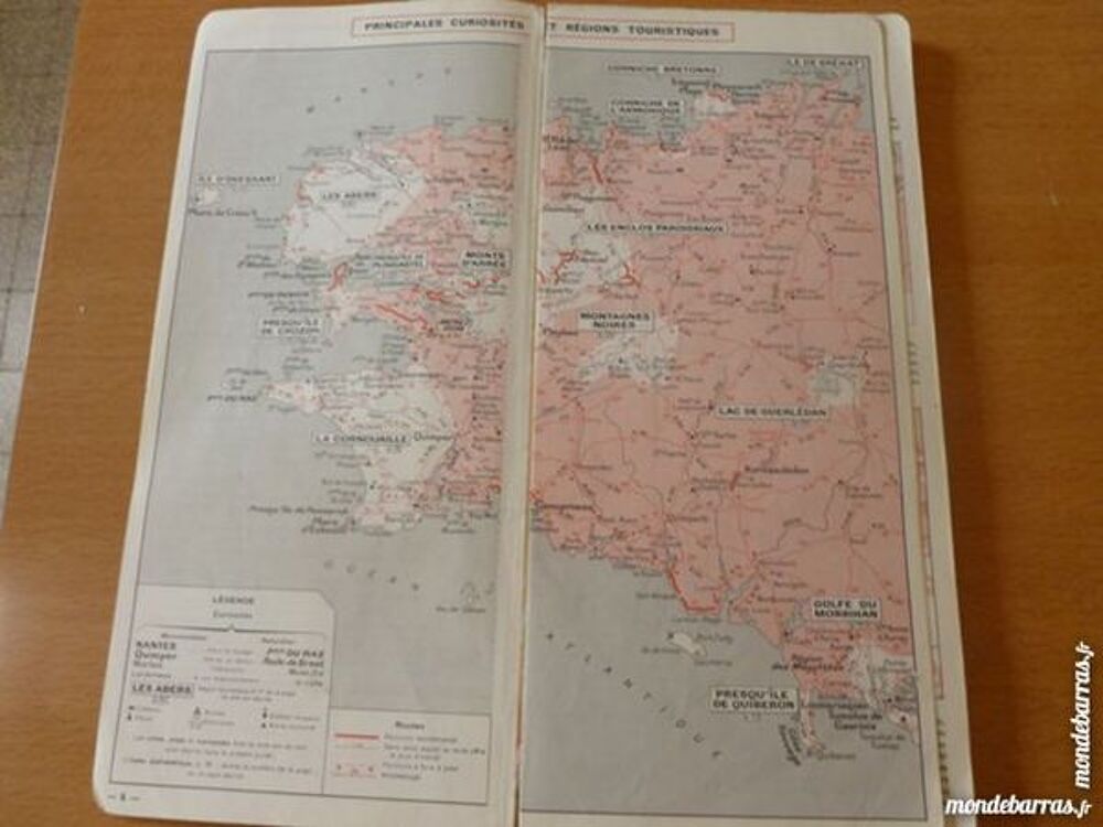 Guide vert Michelin Bretagne 1970 Livres et BD