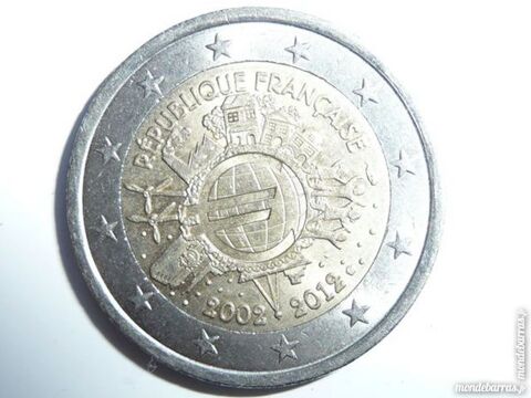 Pièce 2 Euros commémorative Les 10 ans €uro 1 Bordeaux (33)