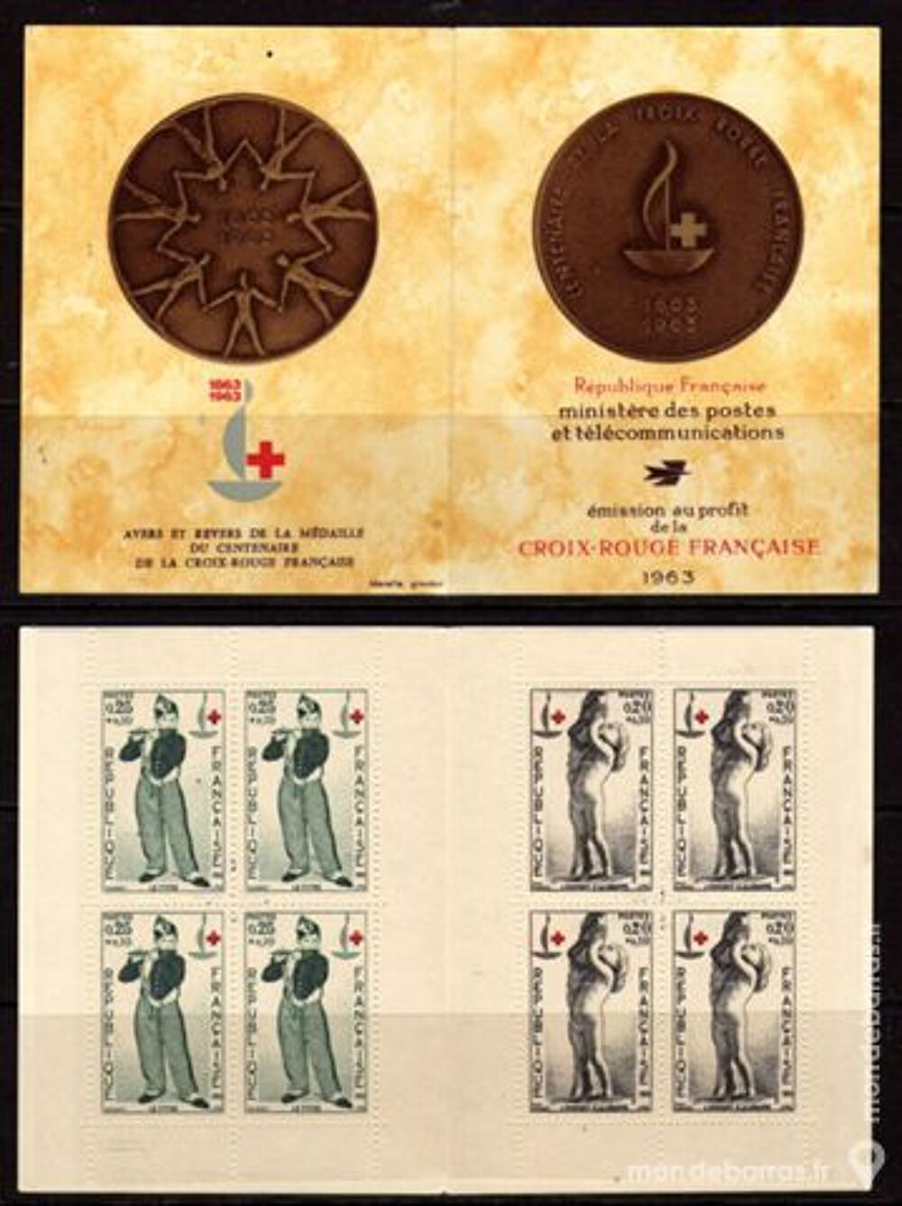 N&deg; 2012 - CARNET CROIX ROUGE 1963 